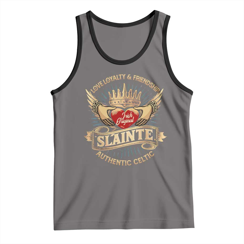 Celtic Claddagh Tank Top Love Loyalty Friendship Slainte