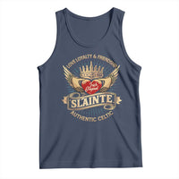 Celtic Claddagh Tank Top Love Loyalty Friendship Slainte