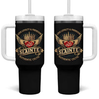 Celtic Claddagh Tumbler With Handle Love Loyalty Friendship Slainte