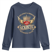 Celtic Claddagh Youth Sweatshirt Love Loyalty Friendship Slainte