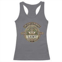 Celtic Claddagh Racerback Tank Top Slainte Love Loyalty Friendship Vintage