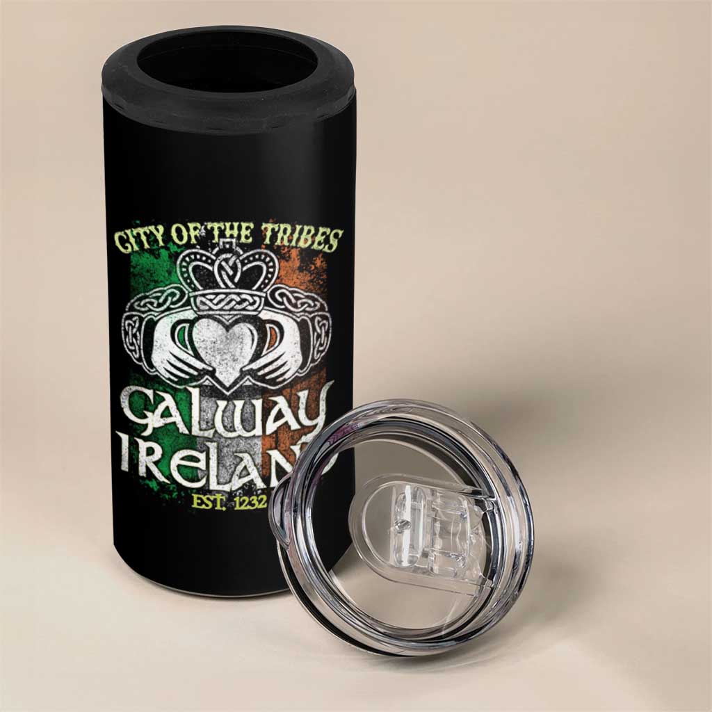 Galway Ireland 4 in 1 Can Cooler Tumbler City Of The Tribes Est 1232