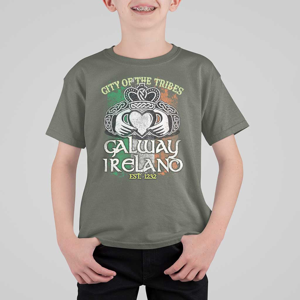 Galway Ireland T Shirt For Kid City Of The Tribes Est 1232