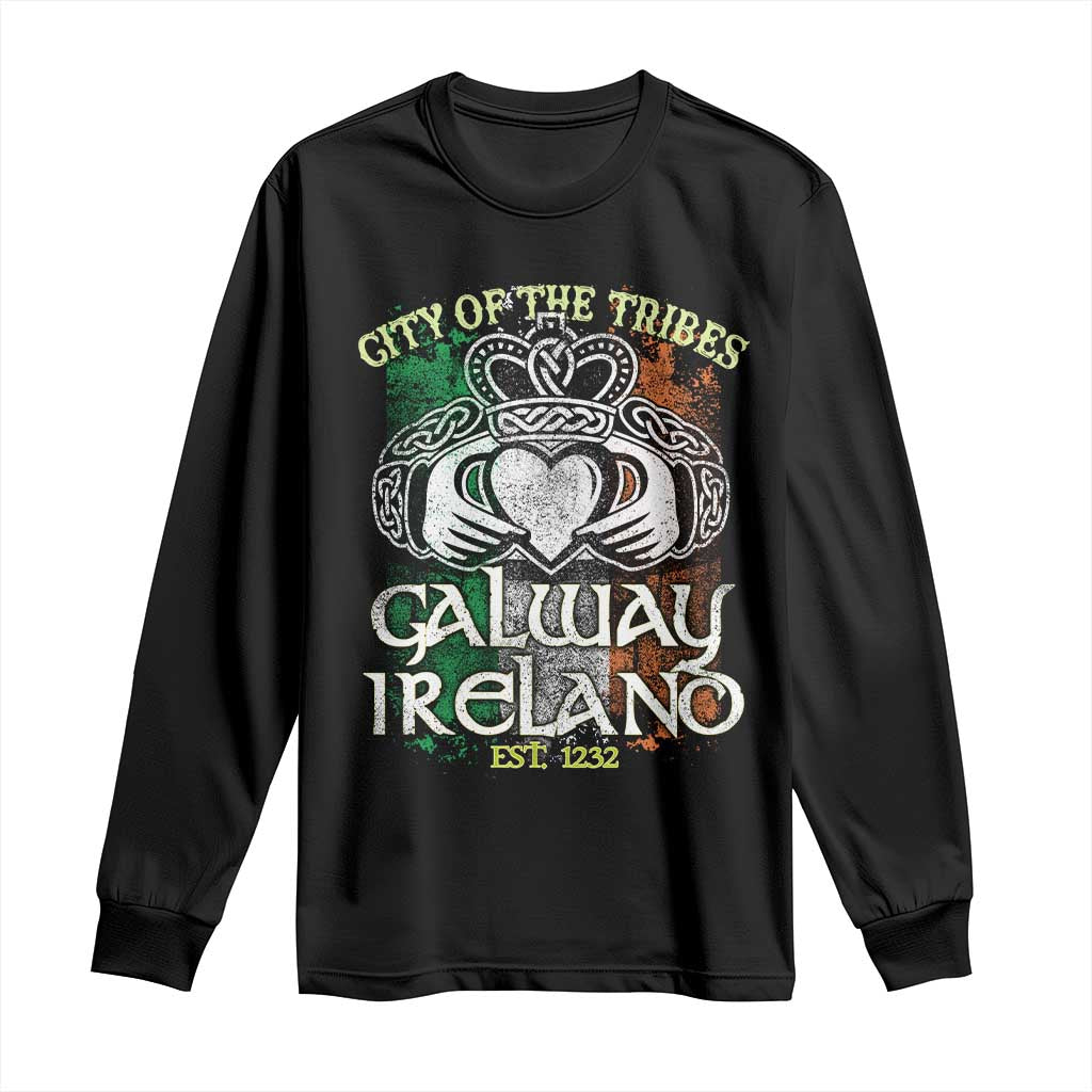 Galway Ireland Long Sleeve Shirt City Of The Tribes Est 1232