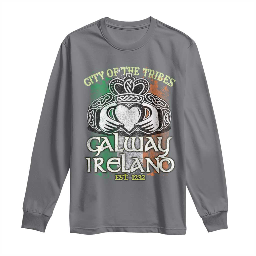 Galway Ireland Long Sleeve Shirt City Of The Tribes Est 1232