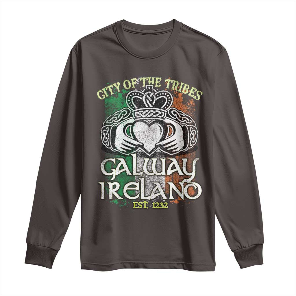 Galway Ireland Long Sleeve Shirt City Of The Tribes Est 1232