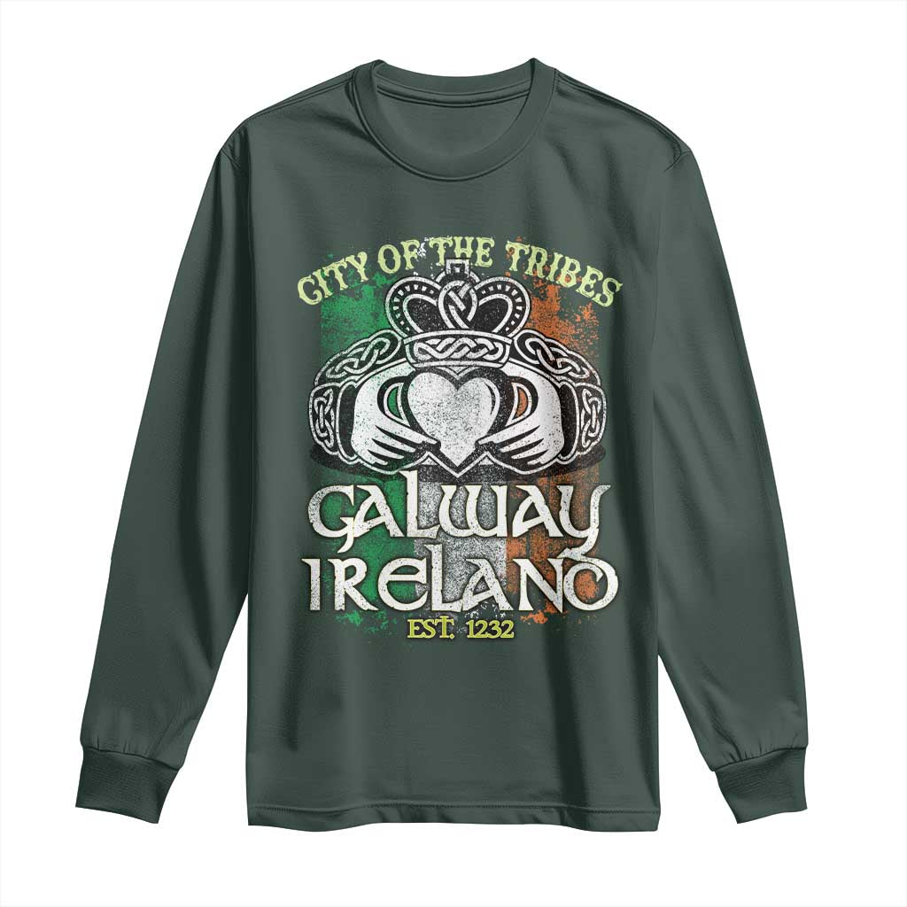 Galway Ireland Long Sleeve Shirt City Of The Tribes Est 1232