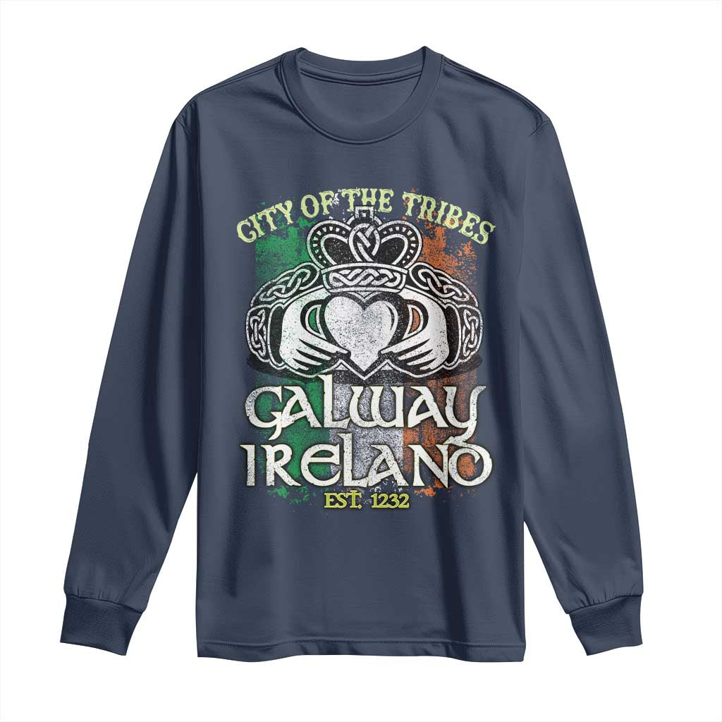 Galway Ireland Long Sleeve Shirt City Of The Tribes Est 1232