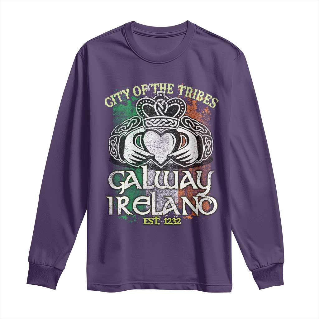 Galway Ireland Long Sleeve Shirt City Of The Tribes Est 1232