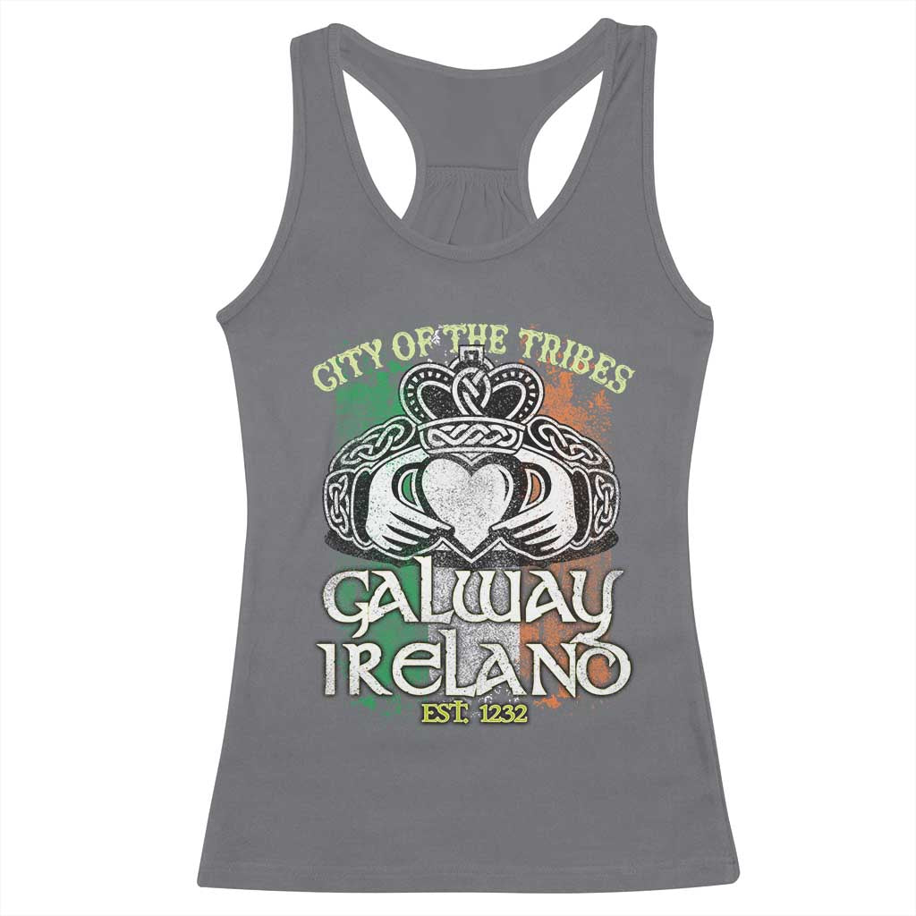 Galway Ireland Racerback Tank Top City Of The Tribes Est 1232