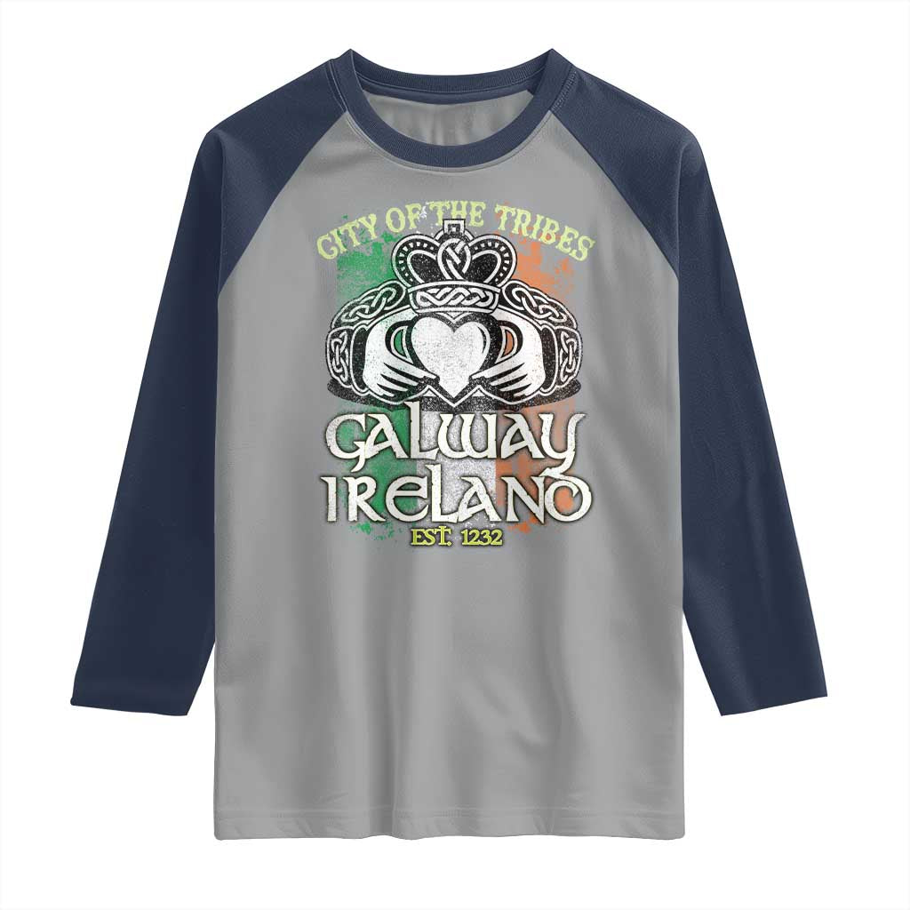 Galway Ireland Raglan Shirt City Of The Tribes Est 1232