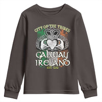 Galway Ireland Youth Sweatshirt City Of The Tribes Est 1232