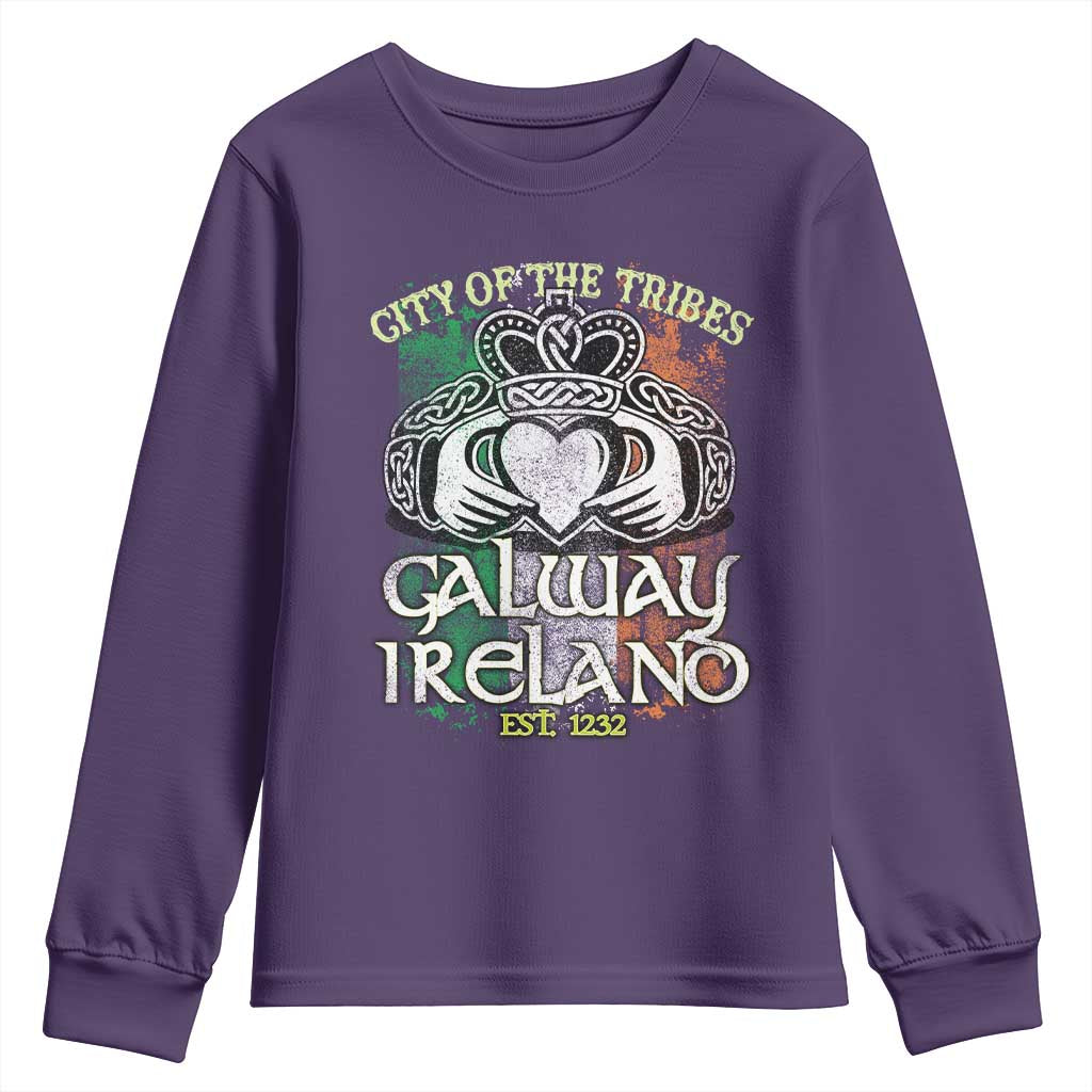 Galway Ireland Youth Sweatshirt City Of The Tribes Est 1232