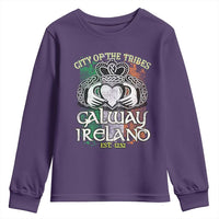 Galway Ireland Youth Sweatshirt City Of The Tribes Est 1232