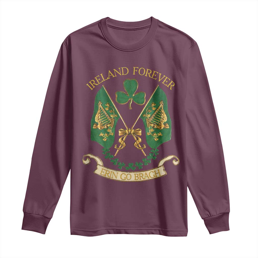 Irish Pride Long Sleeve Shirt Eirinn Go Brach Ireland Forever