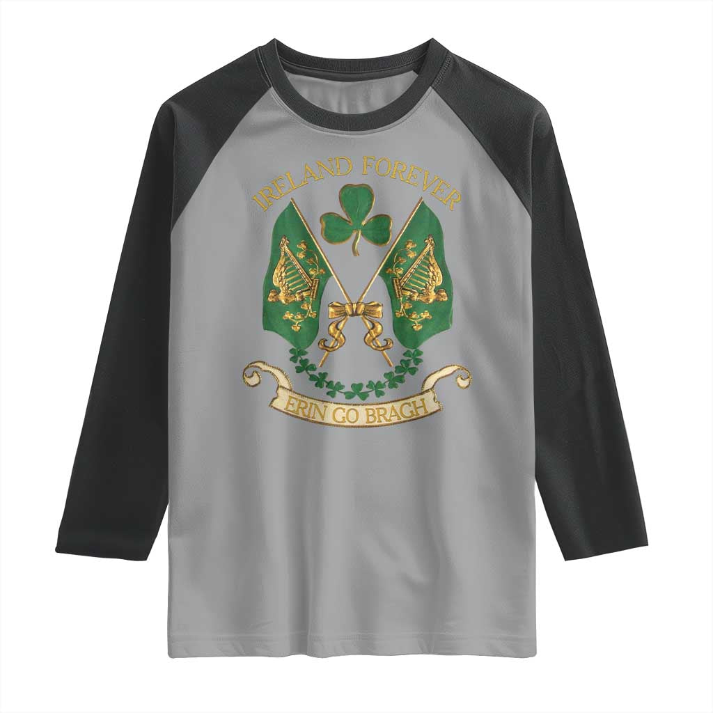 Irish Pride Raglan Shirt Eirinn Go Brach Ireland Forever
