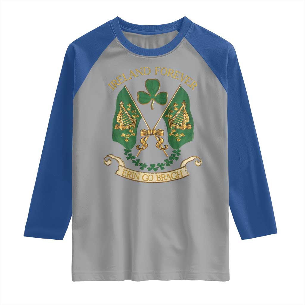 Irish Pride Raglan Shirt Eirinn Go Brach Ireland Forever