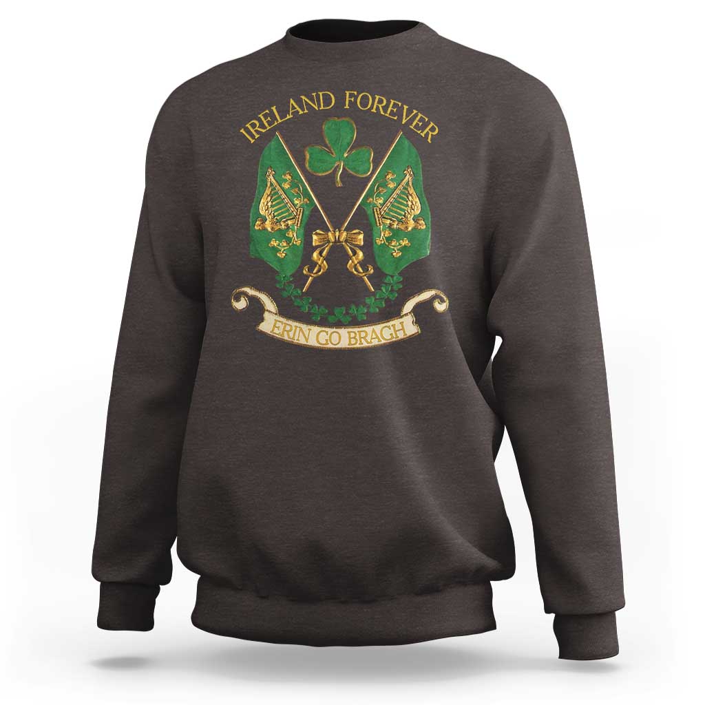 Irish Pride Sweatshirt Eirinn Go Brach Ireland Forever