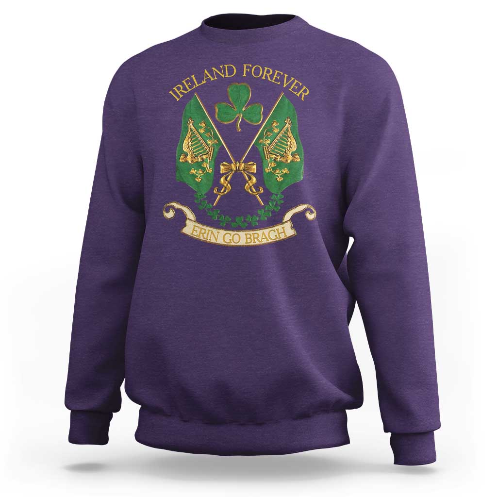 Irish Pride Sweatshirt Eirinn Go Brach Ireland Forever