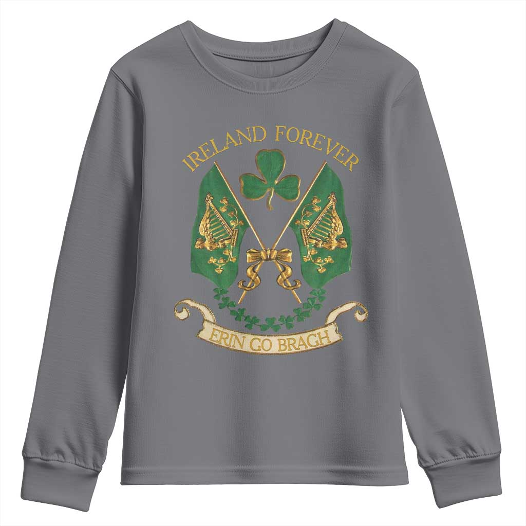 Irish Pride Youth Sweatshirt Eirinn Go Brach Ireland Forever