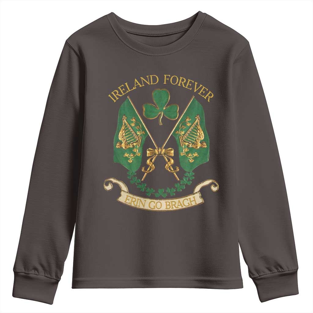 Irish Pride Youth Sweatshirt Eirinn Go Brach Ireland Forever