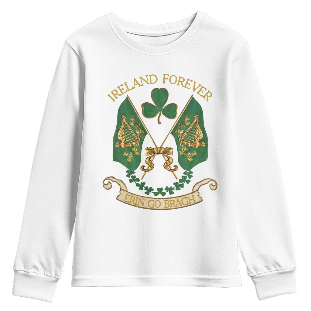 Irish Pride Youth Sweatshirt Eirinn Go Brach Ireland Forever
