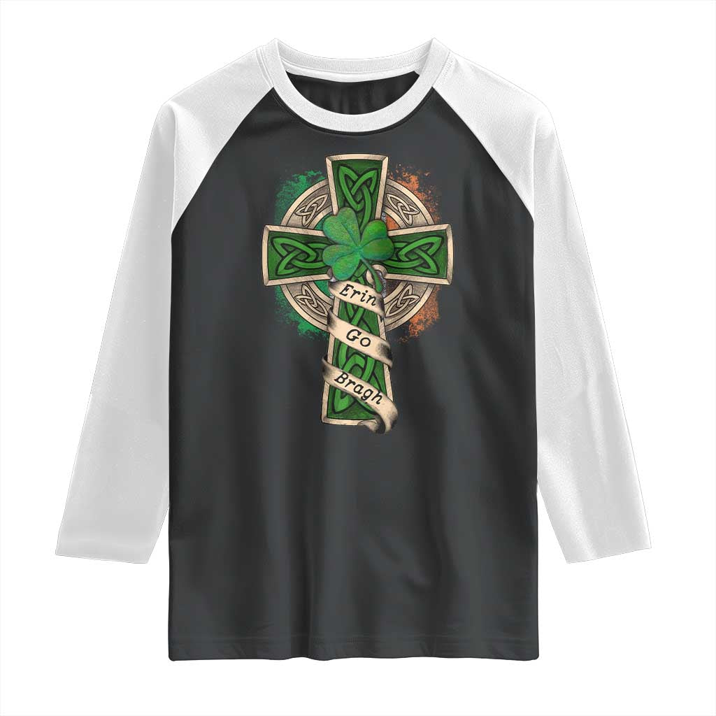 Irish Pride Raglan Shirt Eirinn Go Brach Ireland For Ever