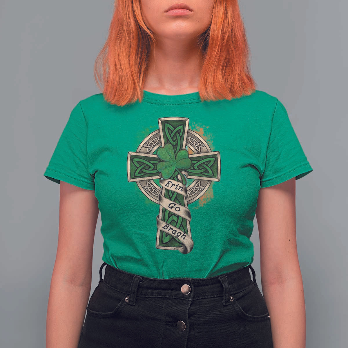 Irish Pride T Shirt For Women Eirinn Go Brach Ireland For Ever