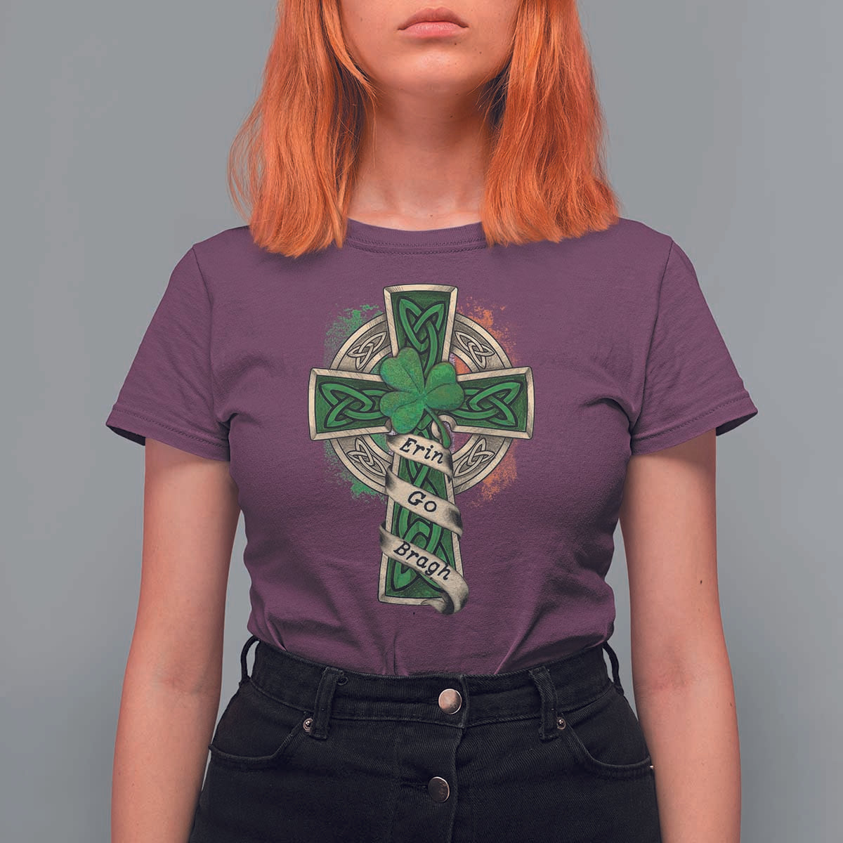 Irish Pride T Shirt For Women Eirinn Go Brach Ireland For Ever