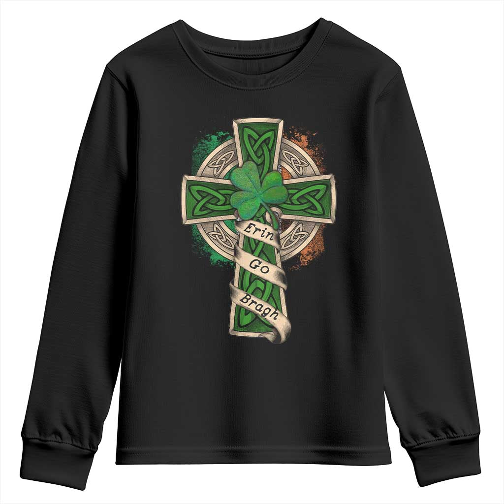 Irish Pride Youth Sweatshirt Eirinn Go Brach Ireland For Ever