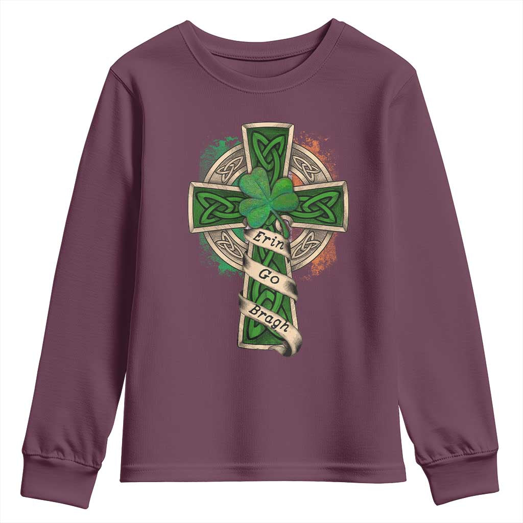 Irish Pride Youth Sweatshirt Eirinn Go Brach Ireland For Ever
