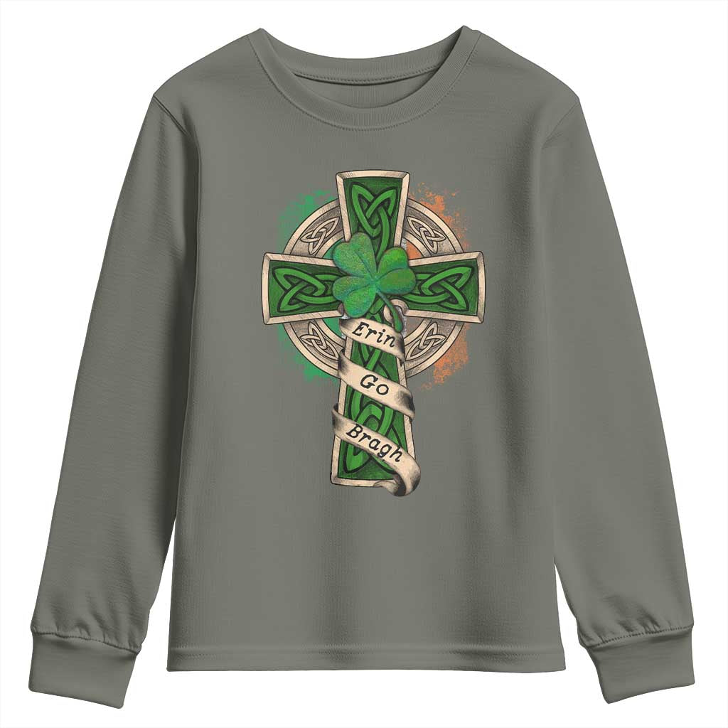 Irish Pride Youth Sweatshirt Eirinn Go Brach Ireland For Ever