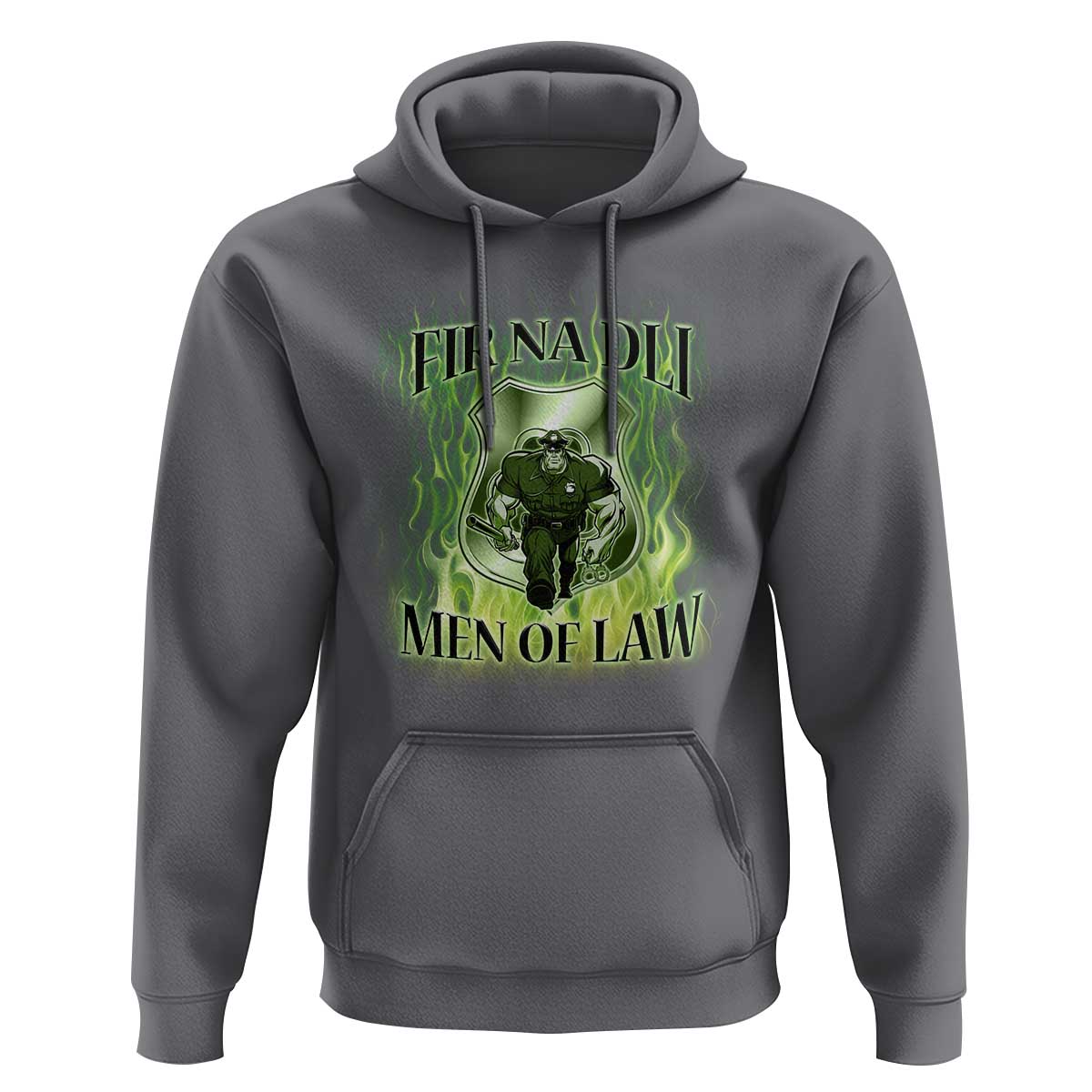 Patriotic Irish Pride Hoodie Fir Na Dli Men Of Law