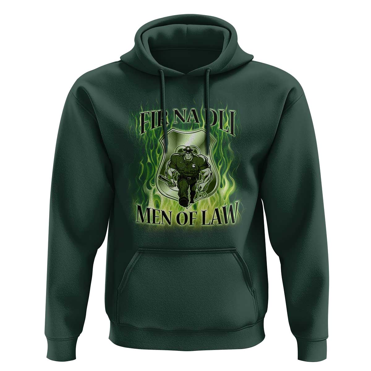 Patriotic Irish Pride Hoodie Fir Na Dli Men Of Law