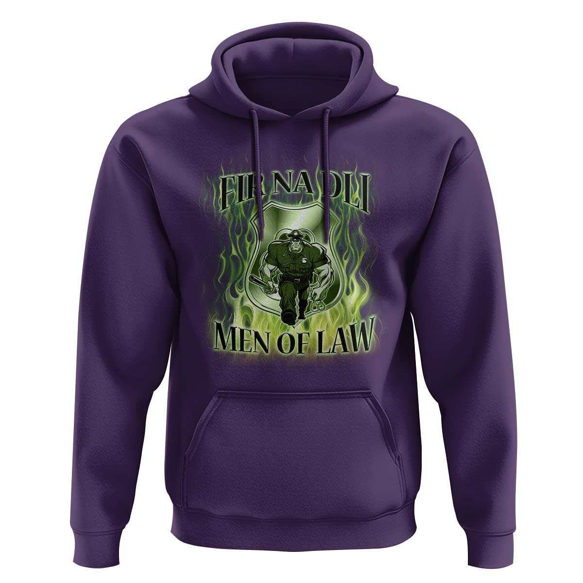 Patriotic Irish Pride Hoodie Fir Na Dli Men Of Law