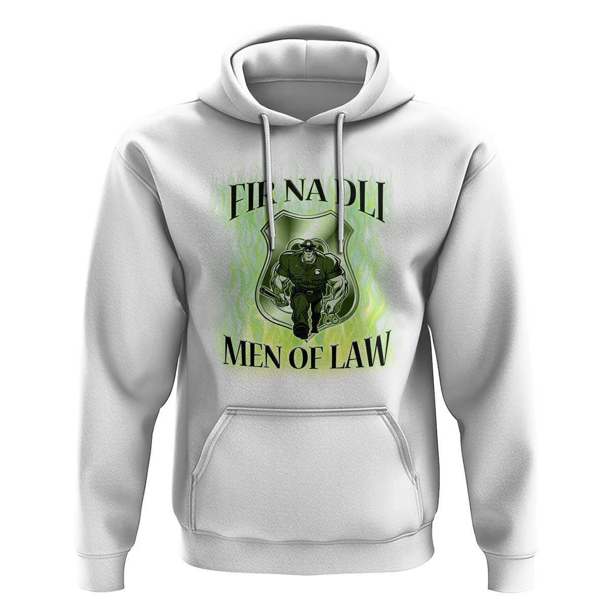Patriotic Irish Pride Hoodie Fir Na Dli Men Of Law
