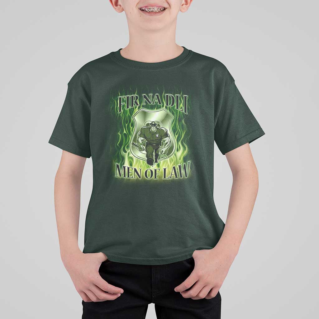 Patriotic Irish Pride T Shirt For Kid Fir Na Dli Men Of Law