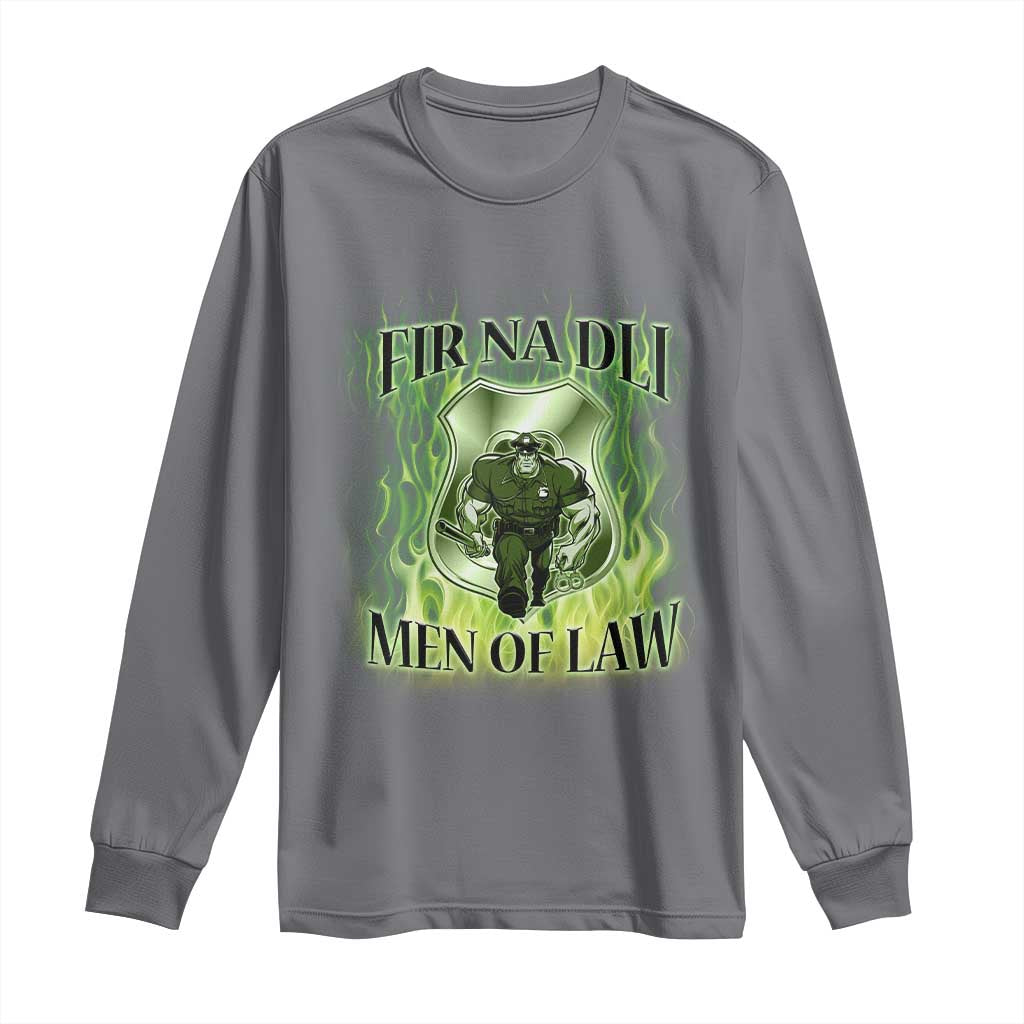 Patriotic Irish Pride Long Sleeve Shirt Fir Na Dli Men Of Law