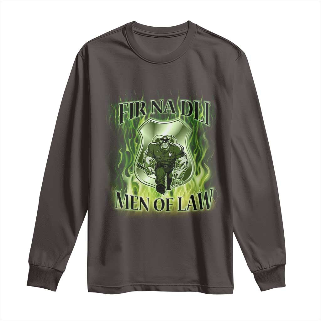 Patriotic Irish Pride Long Sleeve Shirt Fir Na Dli Men Of Law