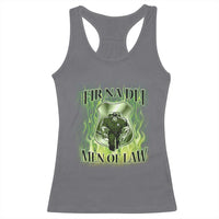 Patriotic Irish Pride Racerback Tank Top Fir Na Dli Men Of Law