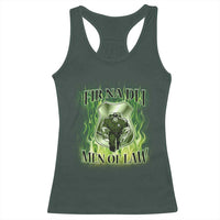 Patriotic Irish Pride Racerback Tank Top Fir Na Dli Men Of Law