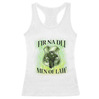 Patriotic Irish Pride Racerback Tank Top Fir Na Dli Men Of Law