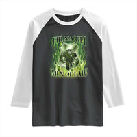 Patriotic Irish Pride Raglan Shirt Fir Na Dli Men Of Law