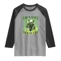 Patriotic Irish Pride Raglan Shirt Fir Na Dli Men Of Law