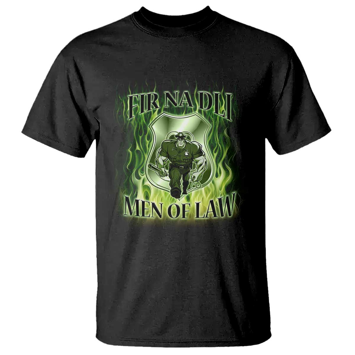 Patriotic Irish Pride T Shirt Fir Na Dli Men Of Law