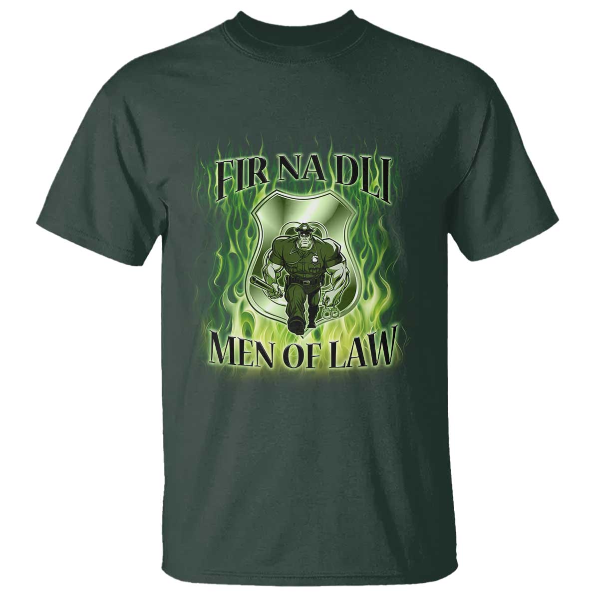 Patriotic Irish Pride T Shirt Fir Na Dli Men Of Law