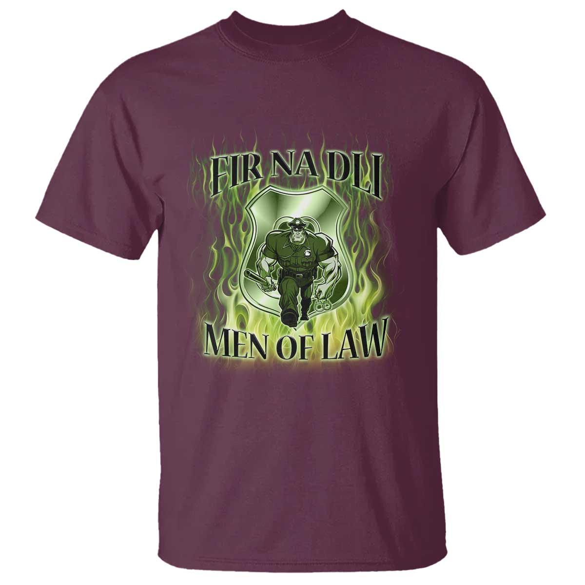 Patriotic Irish Pride T Shirt Fir Na Dli Men Of Law