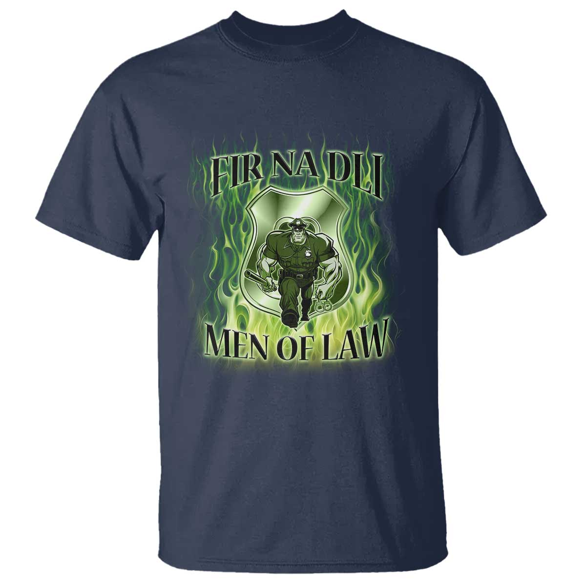 Patriotic Irish Pride T Shirt Fir Na Dli Men Of Law