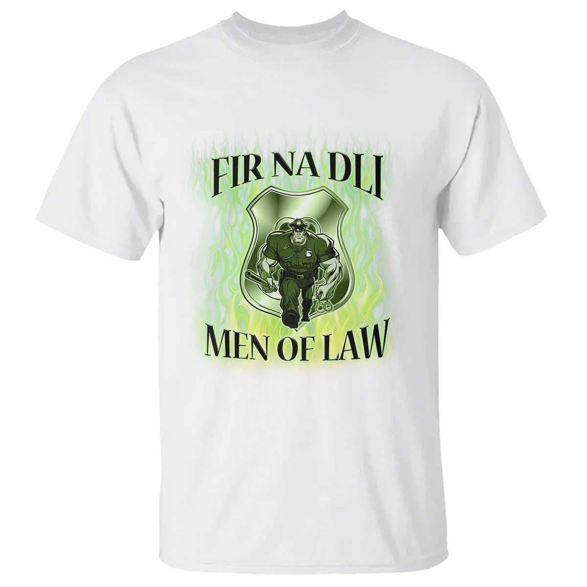 Patriotic Irish Pride T Shirt Fir Na Dli Men Of Law