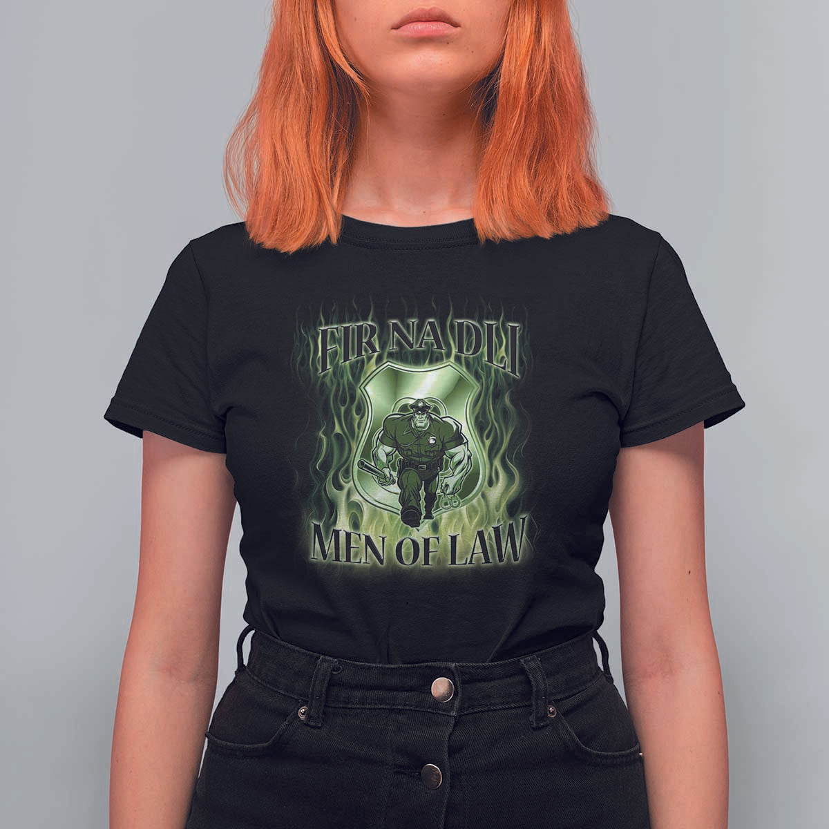 Patriotic Irish Pride T Shirt For Women Fir Na Dli Men Of Law